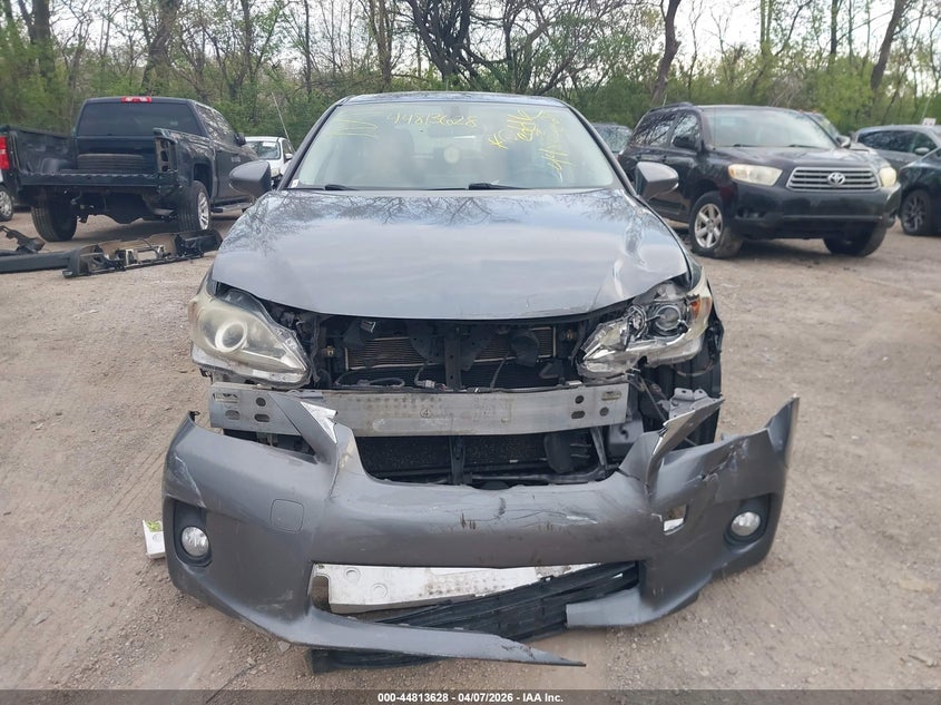 2012 Lexus Ct 200H Premium VIN: JTHKD5BH7C2112296 Lot: 44813628