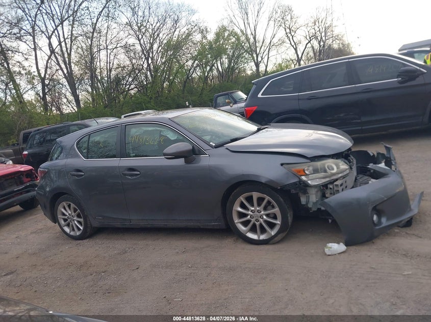 2012 Lexus Ct 200H Premium VIN: JTHKD5BH7C2112296 Lot: 44813628