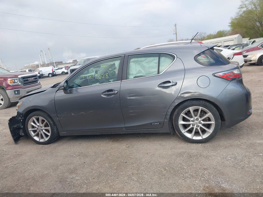 2012 Lexus Ct 200H Premium VIN: JTHKD5BH7C2112296 Lot: 44813628