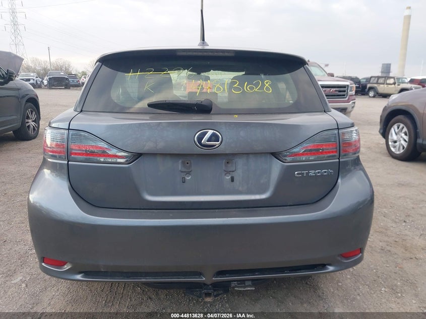 2012 Lexus Ct 200H Premium VIN: JTHKD5BH7C2112296 Lot: 44813628