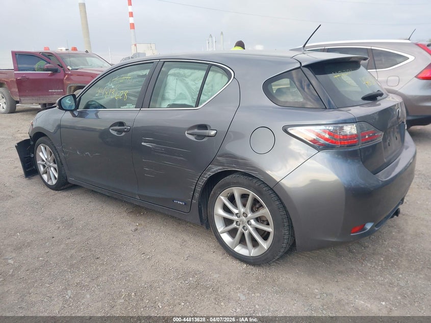 2012 Lexus Ct 200H Premium VIN: JTHKD5BH7C2112296 Lot: 44813628