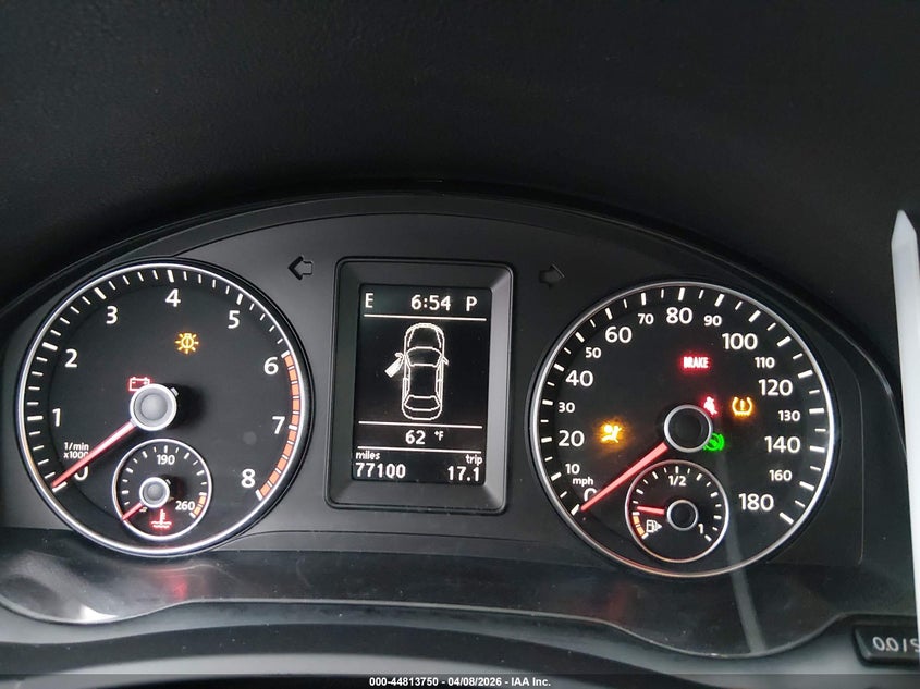 2012 Volkswagen Eos Komfort VIN: WVWBW7AH1CV001718 Lot: 44813750