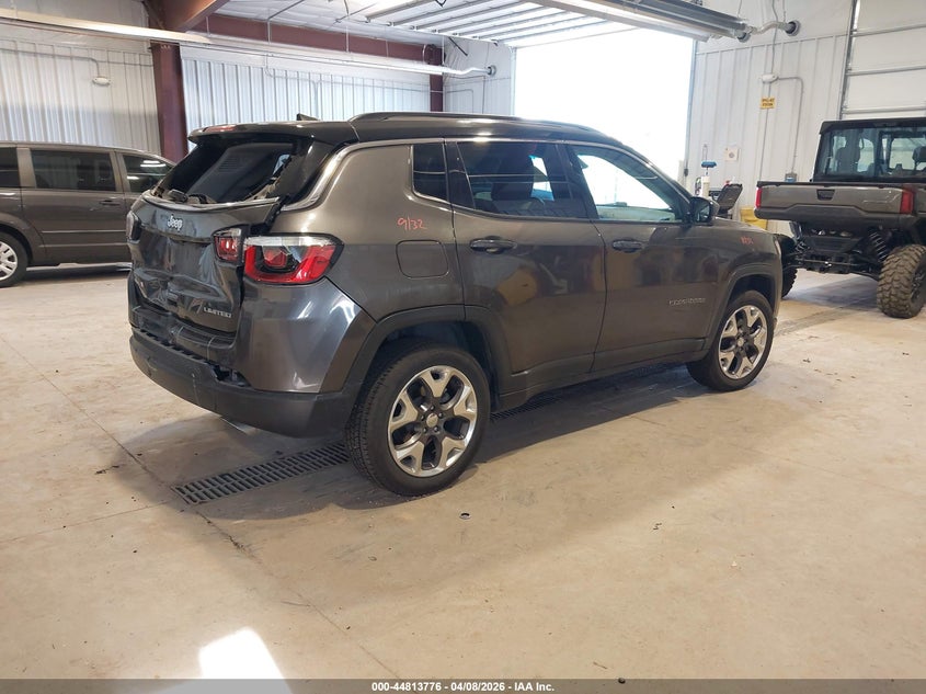 2020 Jeep Compass 2.4 Limited 4X4 grey Lot 111044813776 Vin 3C4NJDCBXLT193773