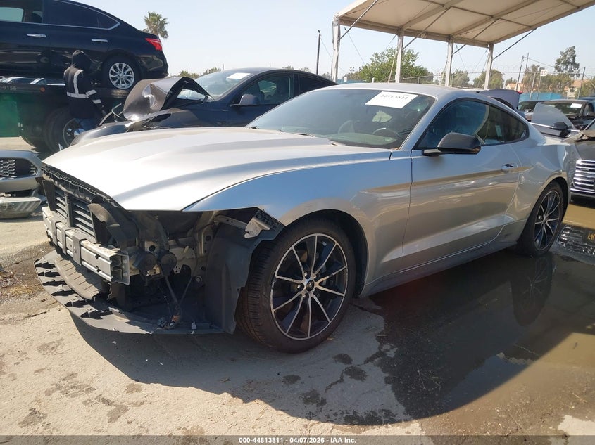 2016 Ford Mustang 2.3 Ecoboost silver Lot 111044813811 Vin 1FA6P8TH4G5230469