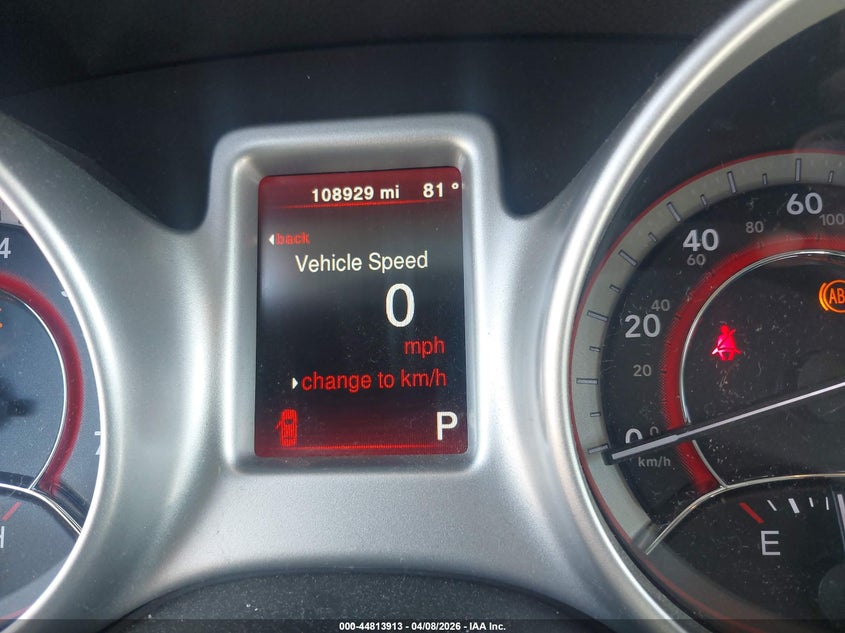 2017 Dodge Journey Se VIN: 3C4PDCAB1HT691381 Lot: 44813913