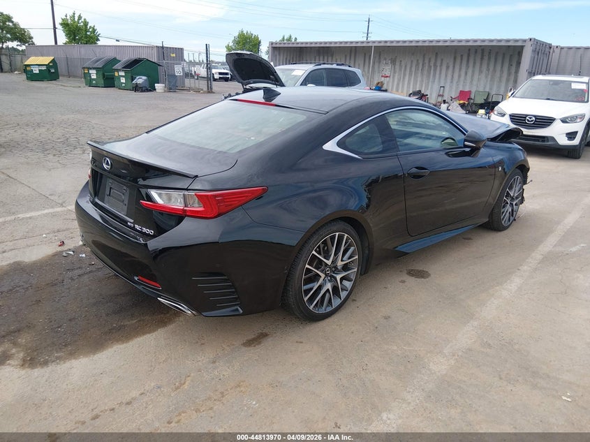 Vin: jthsm5bc1g5001123, lot: 45311238, lexus rc 300 20164