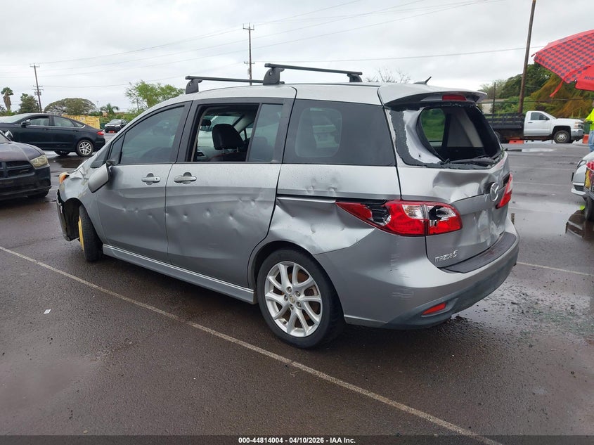 2012 Mazda 5 2.5 Grand Touring grey Lot 111044814004 Vin JM1CW2DL1C0102634