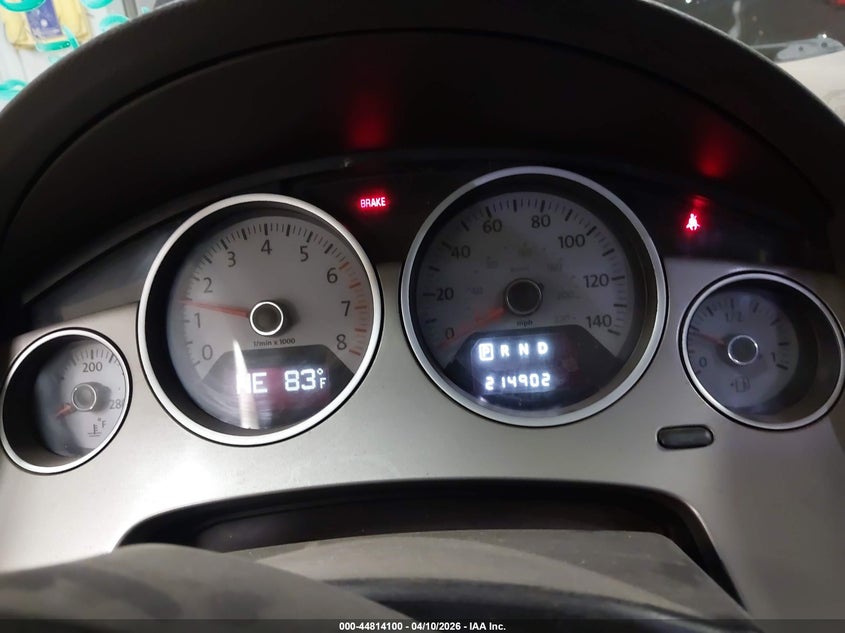 2012 Volkswagen Routan Sel VIN: 2C4RVACGXCR321612 Lot: 44814100