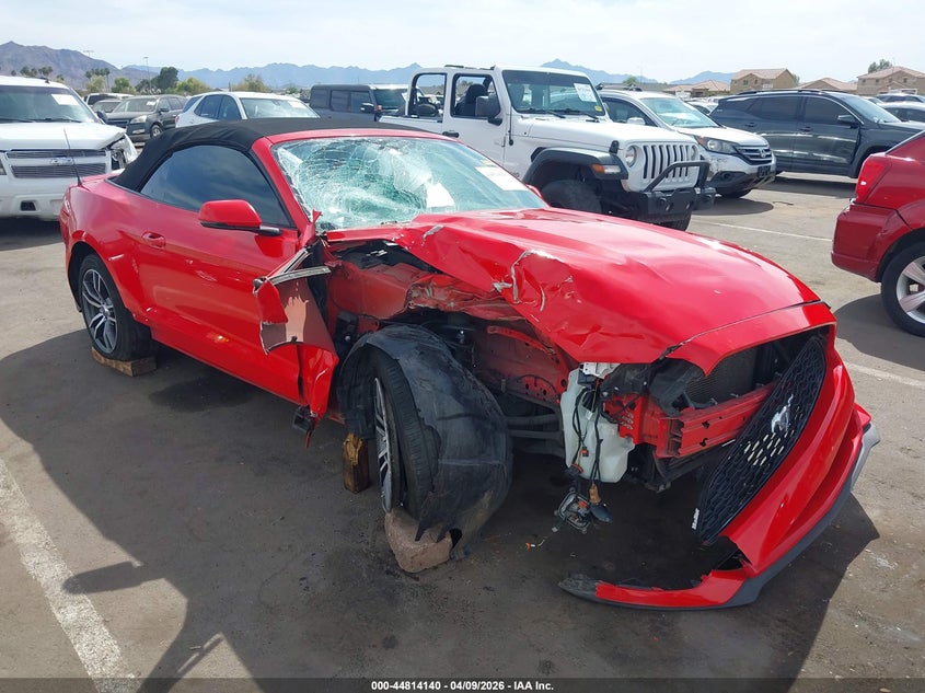 2017 Ford Mustang 2.3 Ecoboost Premium red Lot 111044814140 Vin 1FATP8UH7H5254509