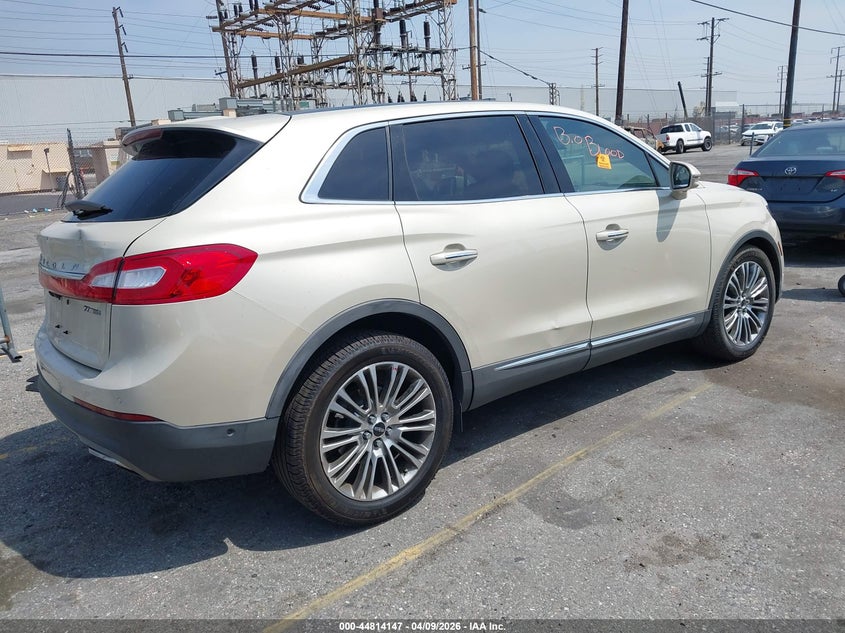 Vin: 2lmtj6lp3gbl45456, lot: 45311415, lincoln mkx reserve 20164
