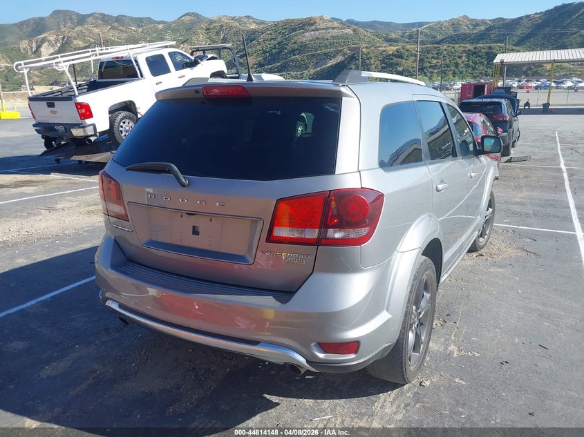 2019 Dodge Journey 3.6 Crossroad silver Lot 111044814148 Vin 3C4PDCGG4KT858021
