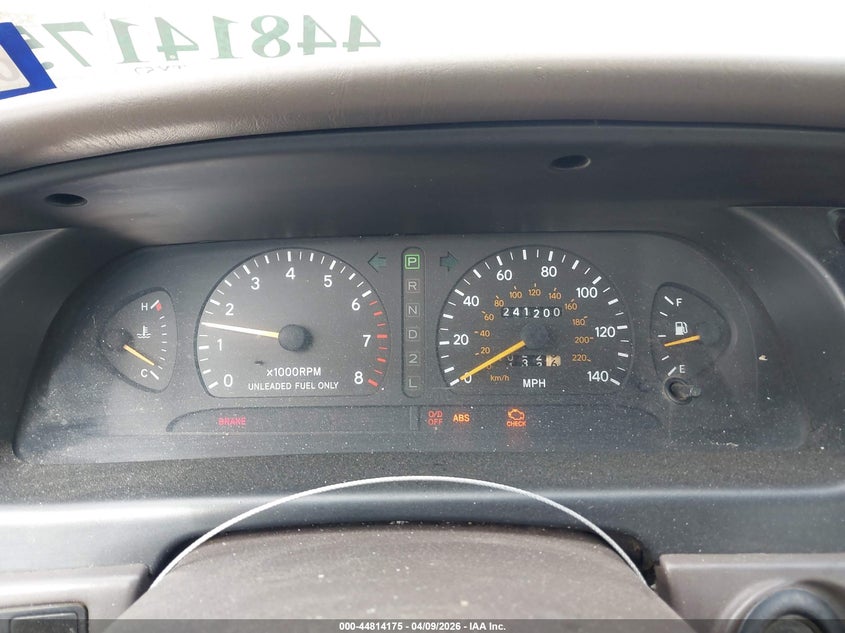 1997 Toyota Avalon Xl VIN: 4T1BF12BXVU197587 Lot: 44814175