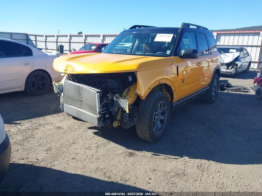 Vin: 3fmcr9d99mrb06917, lot: 45311452, ford bronco sport badlands 20212
