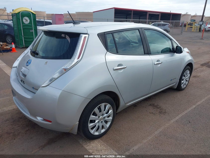 Vin: 1n4az0cp4fc329803, lot: 45311471, nissan leaf s 20154
