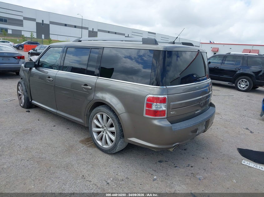 2FMGK5C84DBD22552 2013 Ford Flex 3.5 Sel grey