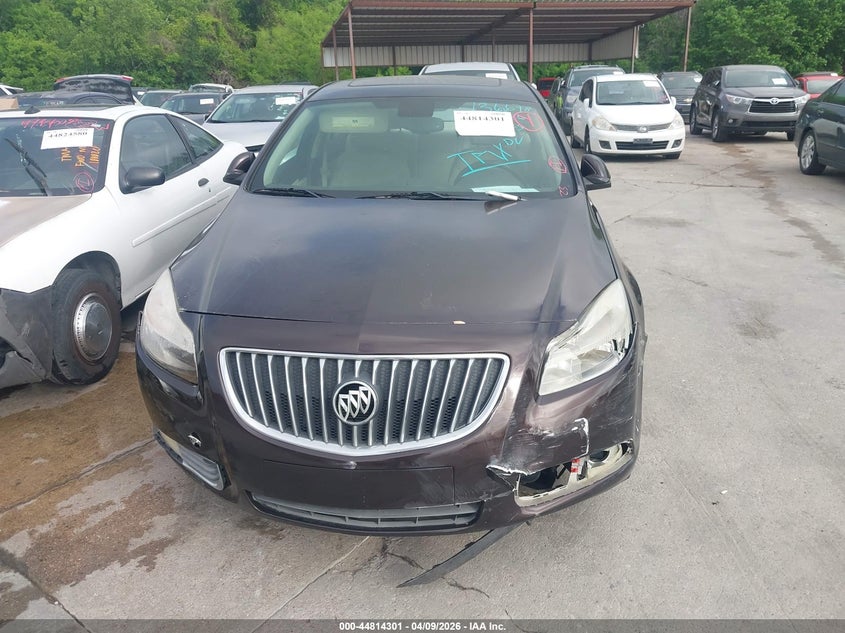 2011 Buick Regal Cxl Turbo Russelsheim VIN: W04GW5EV7B1136678 Lot: 44814301