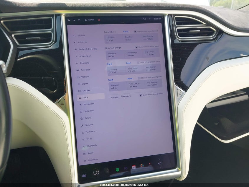 2017 Tesla Model s white Lot 111044814530 Vin 5YJSA1E25HF203677