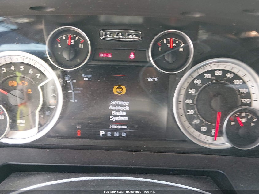 2016 Ram 1500 Lone Star VIN: 1C6RR6LT4GS107614 Lot: 44814588