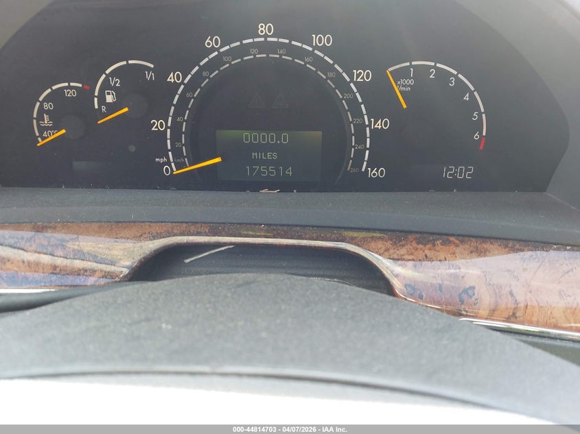 2004 Mercedes-Benz S 500 4Matic VIN: WDBNG84JX4A396746 Lot: 44814703