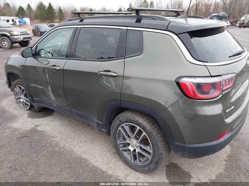 2018 Jeep Compass 2.4 Latitude 4x4 Green Lot 111044814728 Vin 3C4NJDBB8JT441467