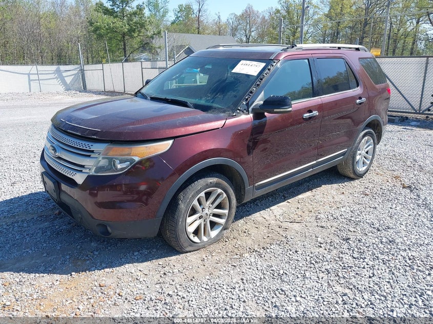 1FMHK8D89CGA10769 2012 Ford Explorer 3.5 Xlt red