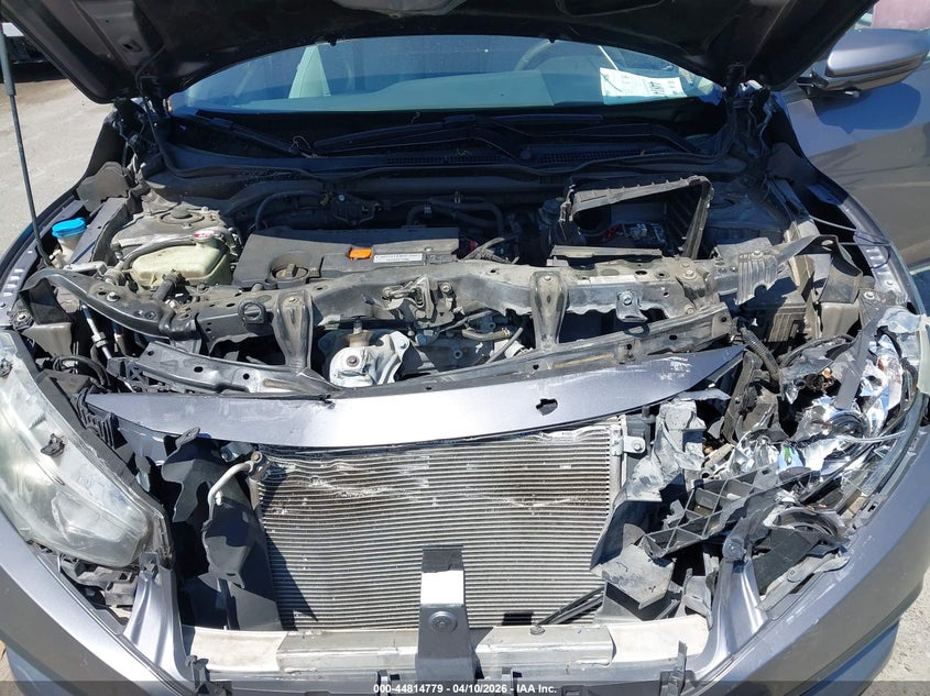 2016 Honda Civic 2.0 Ex grey Lot 111044814779 Vin 19XFC2F74GE001445