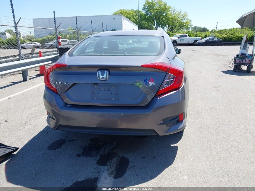 2016 Honda Civic 2.0 Ex grey Lot 111044814779 Vin 19XFC2F74GE001445