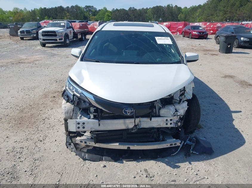 2022 Toyota Sienna Xle VIN: 5TDYRKEC0NS106234 Lot: 44814791