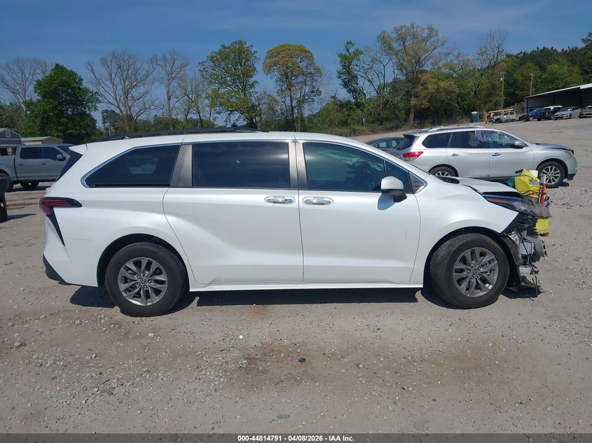 2022 Toyota Sienna Xle VIN: 5TDYRKEC0NS106234 Lot: 44814791