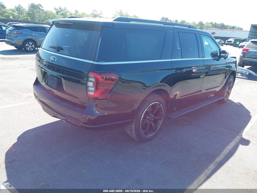 2023 Ford Expedition 3.5 Limited Max black Lot 111044814800 Vin 1FMJK2A86PEA48688