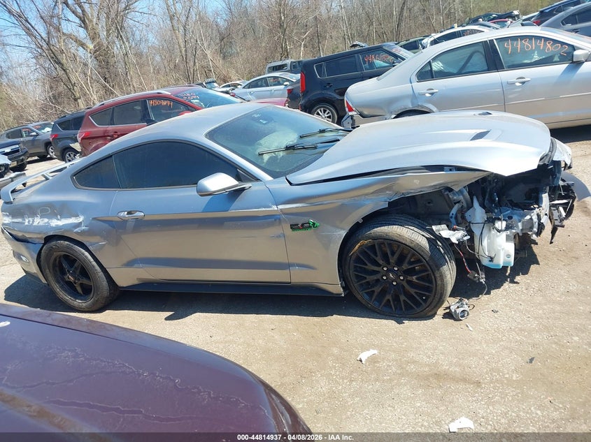 2021 Ford Mustang 5.0 Gt Fastback silver Lot 111044814937 Vin 1FA6P8CF7M5134796
