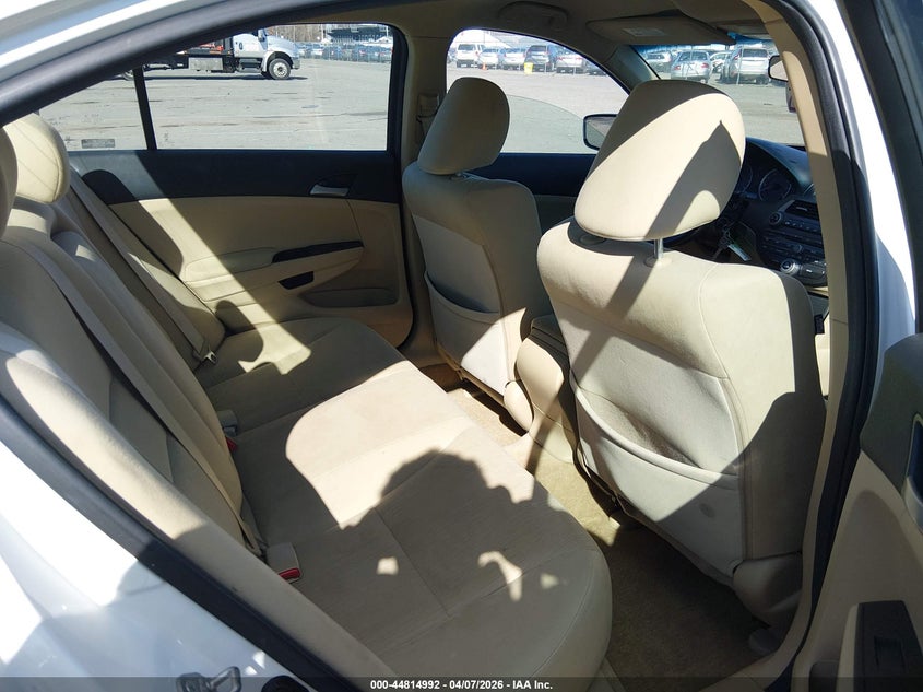 2012 Honda Accord 2.4 2.4 Lx White Lot 111044814992 Vin 1HGCP2F31CA032428