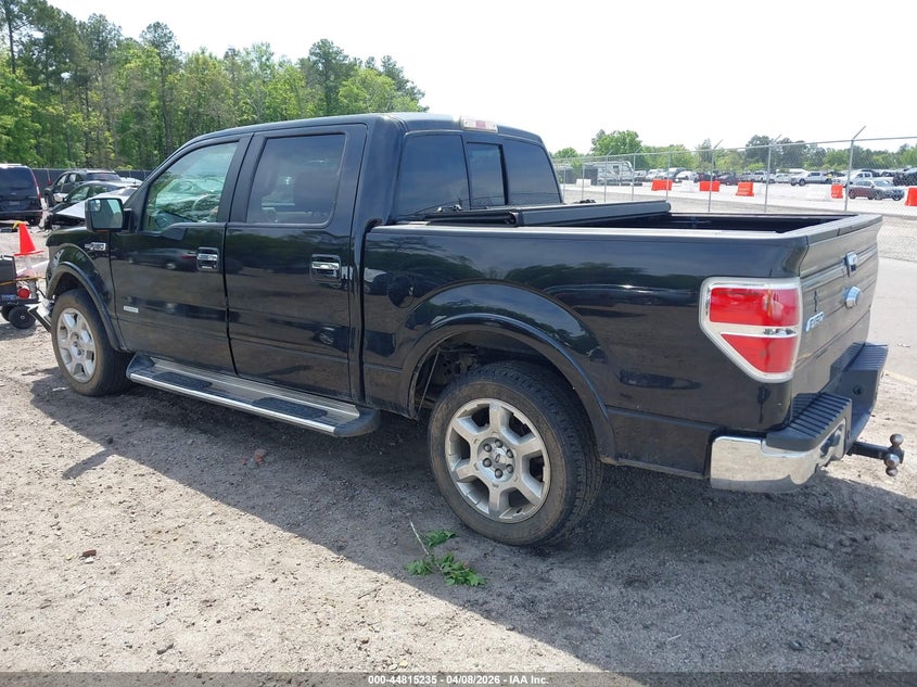 2014 Ford F-150 3.5 Lariat Black Lot 111044815235 Vin 1FTFW1CT5EFA81568