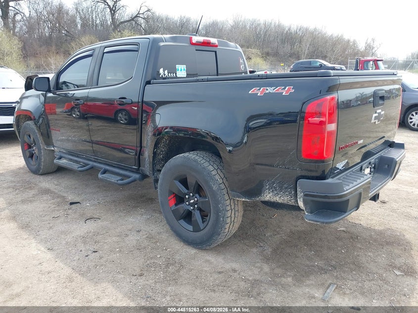VIN 1GCGTCEN7J1301078 2018 CHEVROLET COLORADO LT
