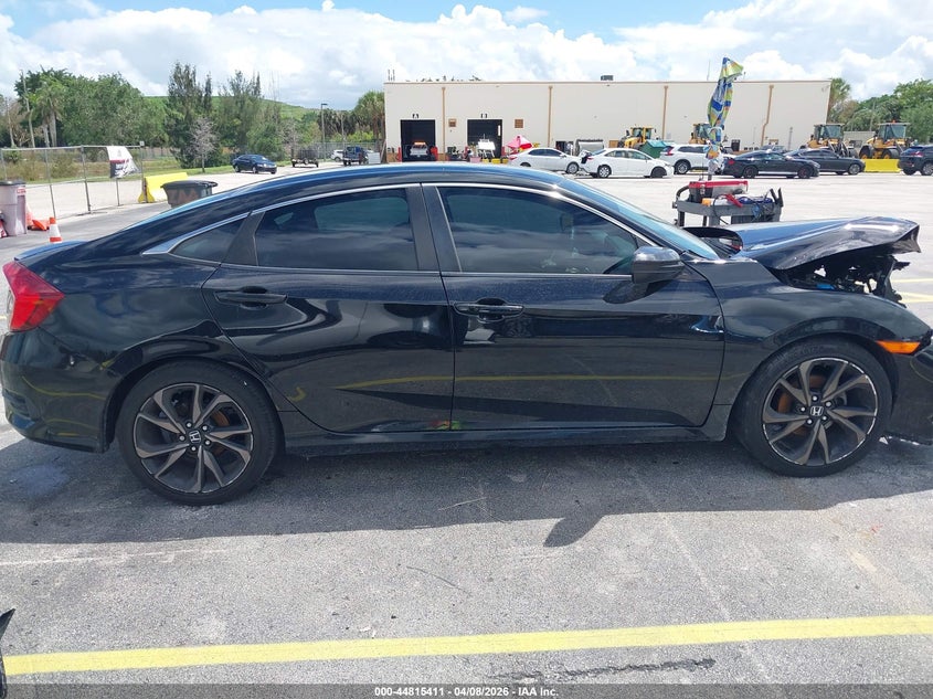 2019 Honda Civic 2.0 Sport black Lot 111044815411 Vin 19XFC2F83KE037998