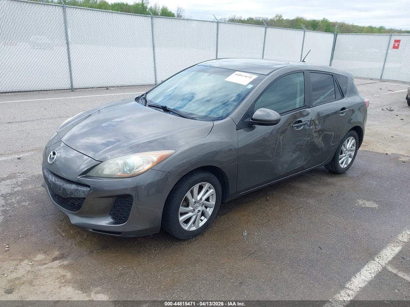 Vin: jm1bl1l86c1636573, lot: 45312743, mazda mazda3 i touring 20122