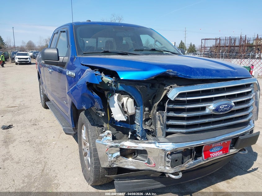 2017 Ford F-150 2.7 Xlt blue Lot 111044815657 Vin 1FTEX1EP1HFA66062