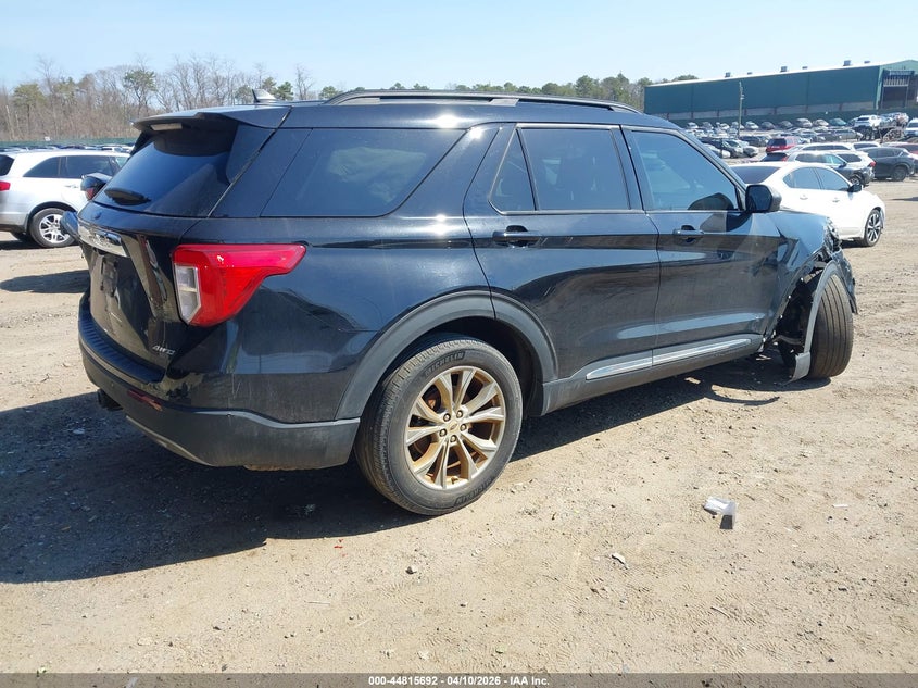2023 Ford Explorer 2.3 Xlt black Lot 111044815692 Vin 1FMSK8DH2PGB76756
