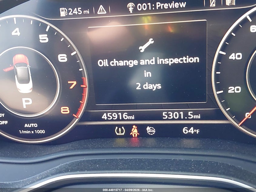 2018 Audi A5 2.0T Premium VIN: WAUYNGF52JN018873 Lot: 44815717