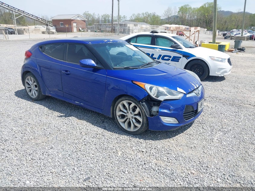 HYUNDAI VELOSTER 2012. Lot# 44815739. VIN KMHTC6AD0CU027281. Photo 1