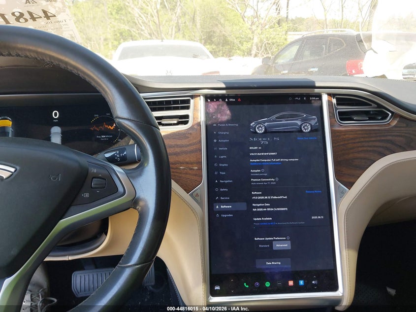 5YJSA1E14HF208957 2017 Tesla Model s 60/75 grey