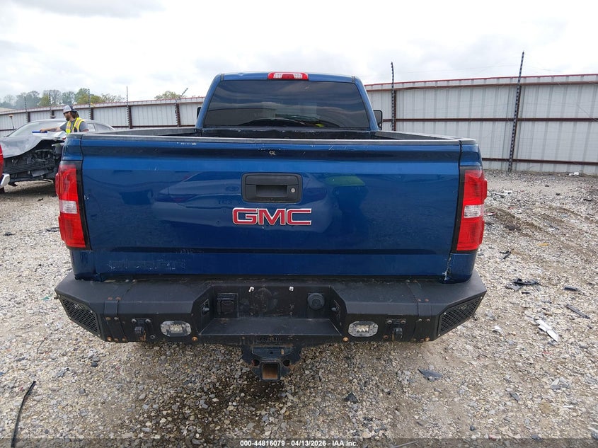 2017 Gmc SIERRA 6.0 2500Hd blue Lot 111044816079 Vin 1GT12REG7HF221578