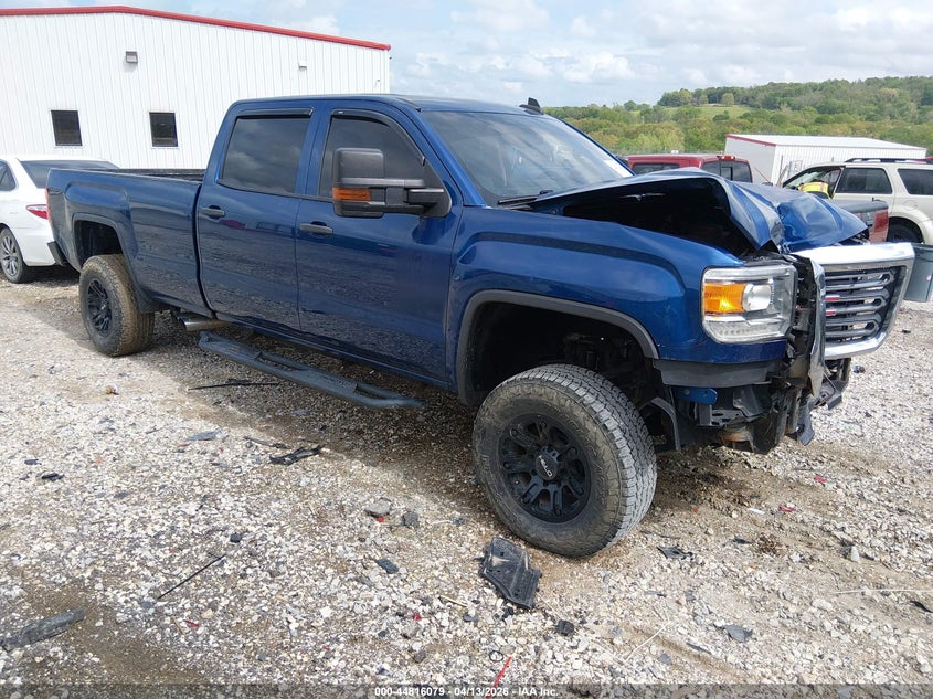 2017 Gmc SIERRA 6.0 2500Hd blue Lot 111044816079 Vin 1GT12REG7HF221578
