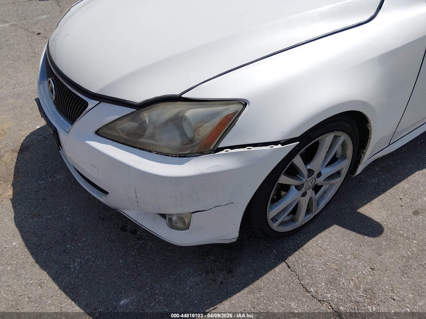 2007 Lexus Is 250 VIN: JTHCK262872013538 Lot: 44816103