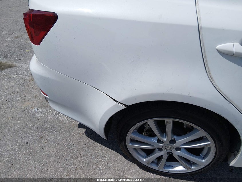 2007 Lexus Is 250 VIN: JTHCK262872013538 Lot: 44816103