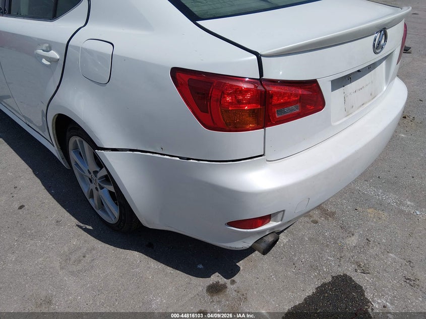 2007 Lexus Is 250 VIN: JTHCK262872013538 Lot: 44816103