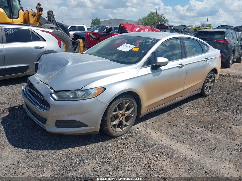 2014 Ford Fusion 2.5 S silver Lot 111044816229 Vin 3FA6P0G70ER367910