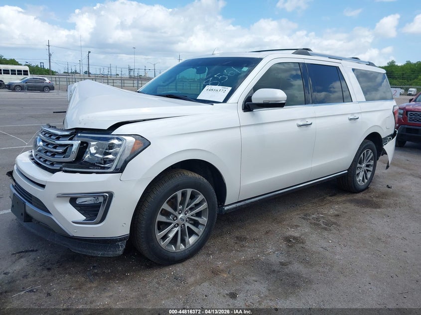 Vin: 1fmjk1kt9jea48561, lot: 45313644, ford expedition max limited 20182