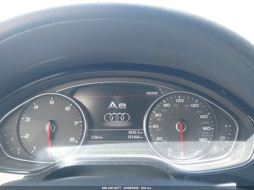 2016 Audi A8 L 3.0T VIN: WAU34AFD9GN012319 Lot: 44816477