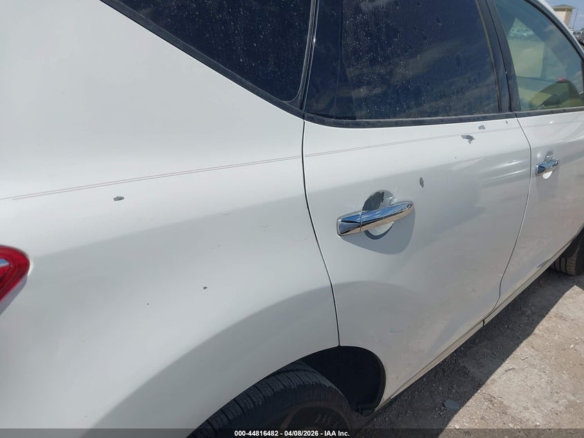 2013 Nissan Murano Sv VIN: JN8AZ1MU8DW211015 Lot: 44816482